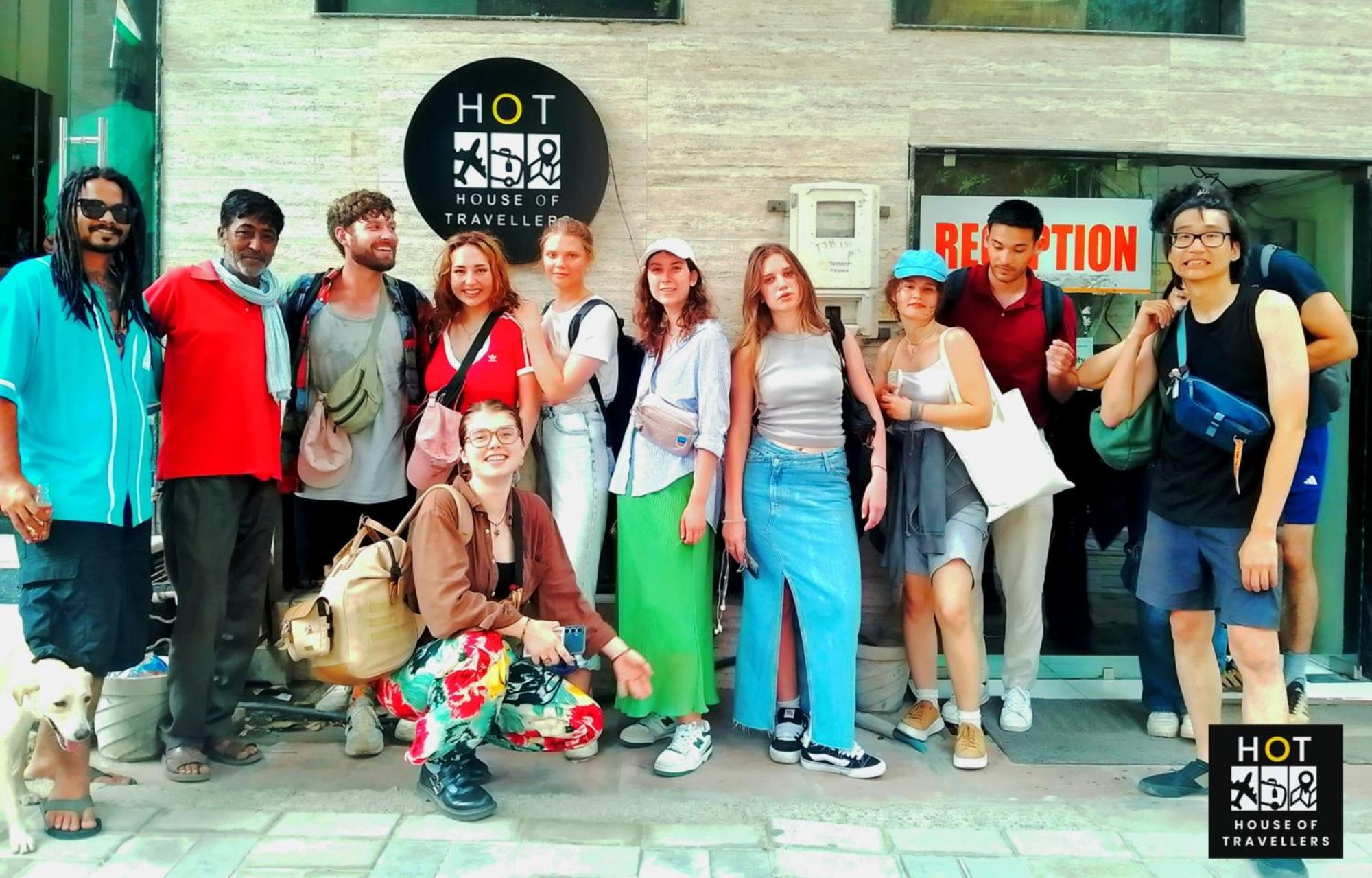 アーグラ Hot - House Of Travellers Taj Viewホステル エクステリア 写真